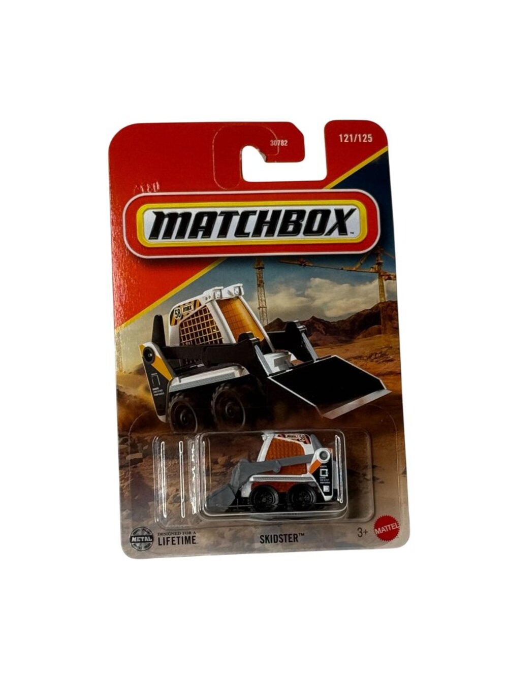 Matchbox 2024 Skidster Loader 121/125 Orange Construction Vehicle 1:64